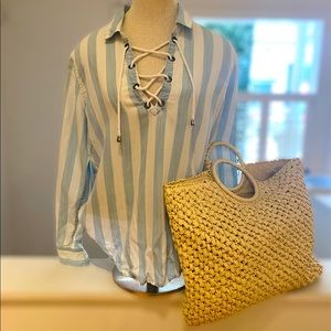 Anthropologie Rails Uli Stripe Top